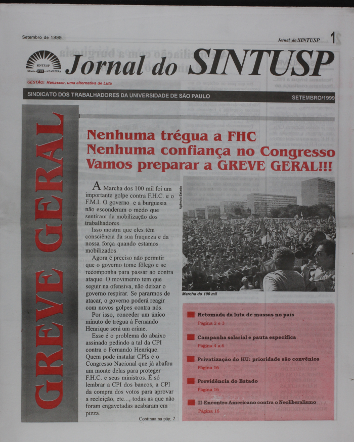 Jornal do SINTUSP 1