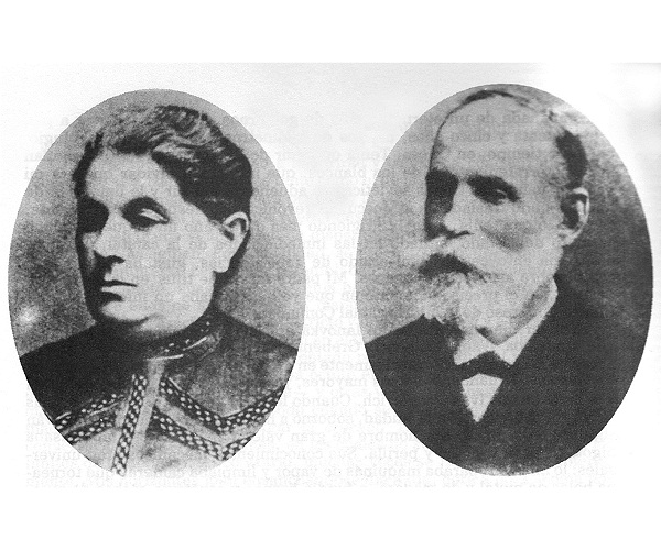 Anna y David Bronstein, padres de Trotsky